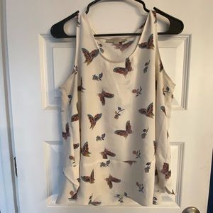 LOFT peplum butterfly tank MP